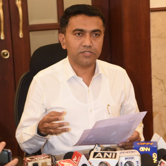 जानेवारी ३०, २०२० ह्या दिसा अल्तिन्हो , पणजी हांगा पत्रकार परिषदेत प्रिंट आणि व्हिज्युअल मीडिया लोकांक माहिती दिताना मुख्यमंत्री डॉ.प्रमोद सावंत