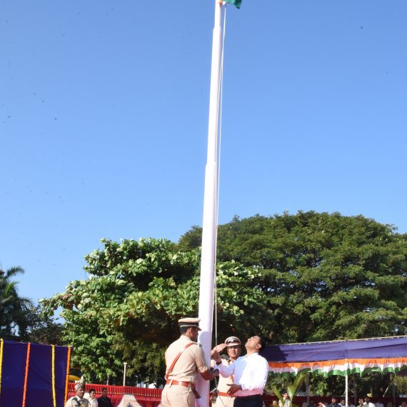 १९ डिसेंबर २०१९ तारकेक कॅम्पल परेड ग्राऊंड हांगा गोंय मुक्ती दिन सोहळ्यास मुख्यमंत्री डॉ. प्रमोद सावंत
