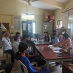 Chief Secretary ,Shri Parimal Rai visited Pomburpa panchayat in the morning and interacted with panch members and heard them patiently