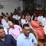 Prashasan Tumchya Dari at Bicholim, Mayem and Sankhali. Social Welfare Minister Shri Subhash Faldesai heard the grievances of the people, Dr. Chandrakant Shetye, Shri Premendra Shet and Various Government Departments Officials were present