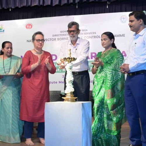 भलायकी सेवा संचालनालयान राष्ट्रीय वेक्टर जनित रोग नियंत्रण कार्यक्रमाखाला पणजे मिनेझिस ब्रागांझा सभाघरांत राज्य पांवड्याचेर आयोजीत कार्यक्रमात संवसारीक मलेरिया दिस मनयलो.