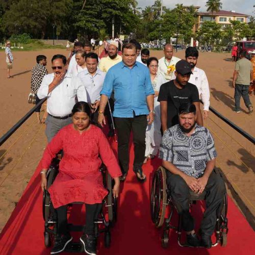 Accessible Boardwalk Inaugurated At Miramar Beach Ahead Of International Purple Fest 2025