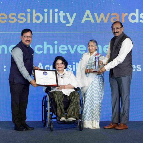 Goa honored with the `Most Accessible State Award` by Svayam