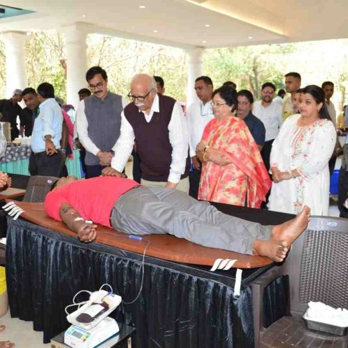 Governor, Shri Pusapati Ashok Gajapathi Raju inaugurated a Blood Donation Camp Organised by Raj Bhavan on the eve of the Liberation Day of Goa.