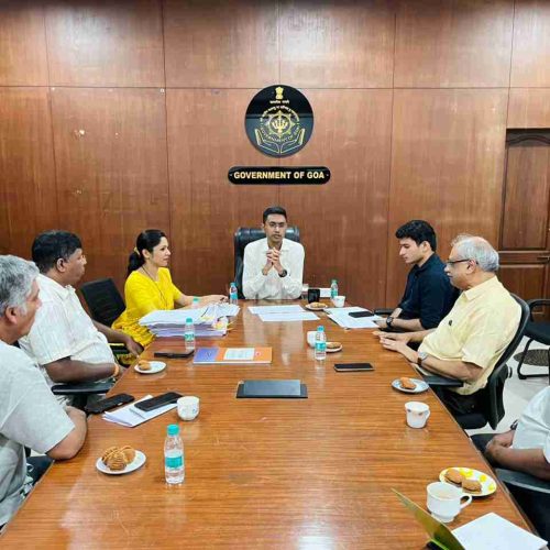 Shri Ankit Yadav, IAS, Collector & District Election Officer, North Goa District had a meeting with the representatives of recognized political parties and handed over the list of ASDD of 01-19 Assembly constituencies of North Goa District.