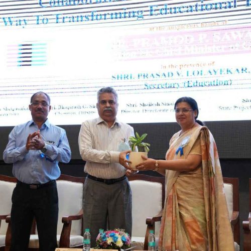 GSCERT in collaboration with the Goa Headmaster Association, organised a One-Day National Seminar at Lok Bhavan, Dona Paula. Shri Prasad V. Lolayekar, Secretary (Education) addressed the gathering.