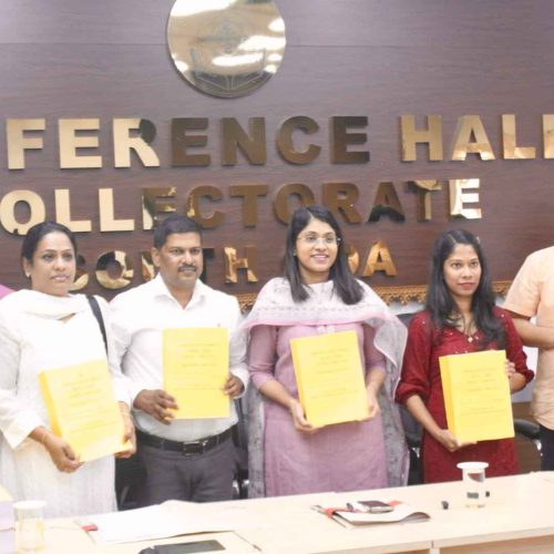The Collector & District Election Officer, South Goa District, Ms. Egna Cleetus, IAS, handed over the Final Electoral Roll prepared under the SIR-2026 to the representatives of recognized political parties