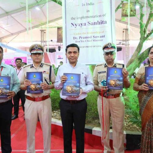 Nyay Sanhita Exhibition Showcases Goa’s Lead in New Criminal Laws Implementation, which commenced on March 26 at Kala Academy. Chief Minister Dr. Pramod Sawant addressed the gathering.