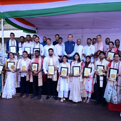 The Government is committed to Goa's development while simultaneously protecting Goa's cultural ethos said  Minister for Tourism, Information and Technology, Electronics and Communication, Printing and Stationary, Shri Rohan Khaunte after hoisting the National Flag on the occasion of India' 80th Independence Day celebrations in Mapusa, today.